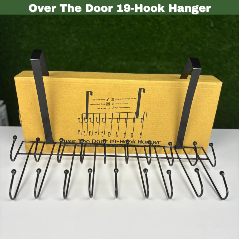 Over the Door 19 Hook Hanger